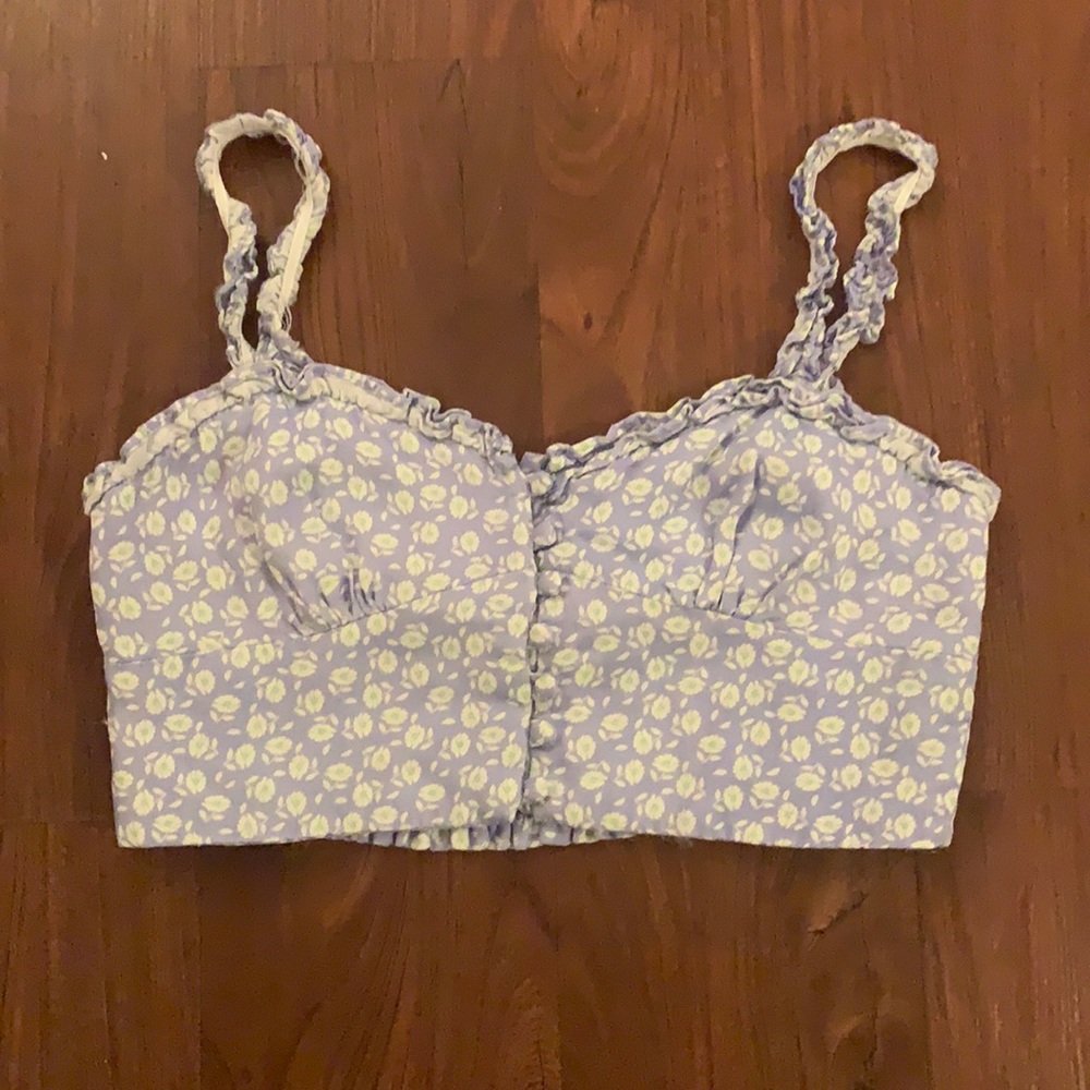 Zara cropped tank top size Small